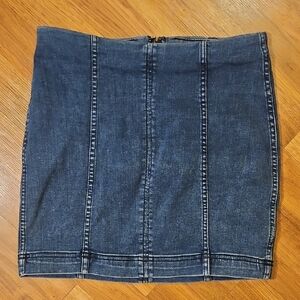 Free People Jean Skirt Size 4